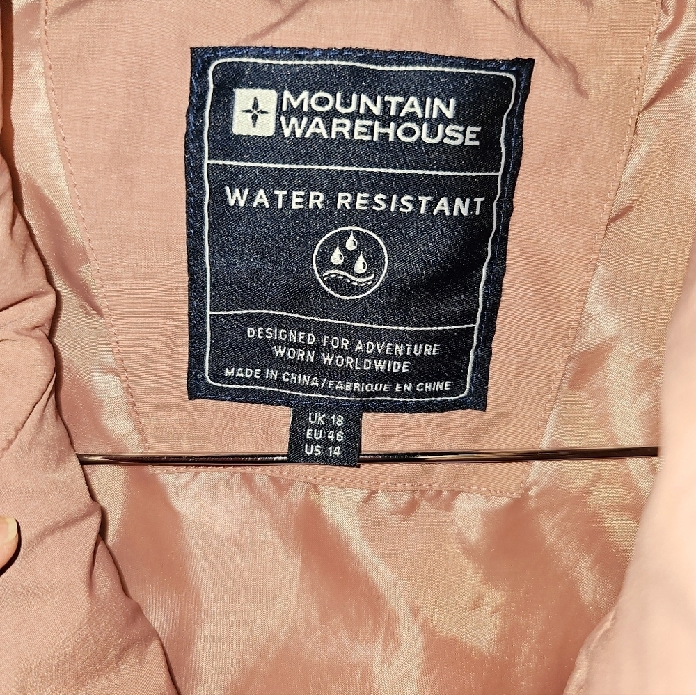 Mountain Warehouse Light Pink Opal Womens Water-Resistant Padded Vest - L To XL - Picture 4 of 6